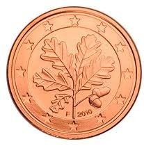 1 Euro cent Niemcy 2015 Mennicza